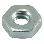 Midwest Fastener Machine Screw Nut, #10-24, Steel, Grade 2, Zinc Plated, 60 PK 77711